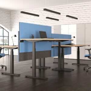 vision interiors office box Height Adj Desk 2
